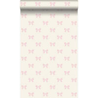 TAPETE kleine Schleifen 53 cm x 10.05 m - Weiß, Papier (53/0.1cm) - Origin Wallcoverings