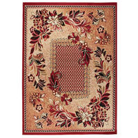 TEPPICH ATLAS Rot Beige 100/200 cm - Beige/Rot, Textil (100/200cm) - Tapiso