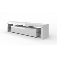 TV LOWBOARD Weiß 190/45/35 - Weiß, Holzwerkstoff (190/45/35cm) - RAUMHIRSCH FURNITURE