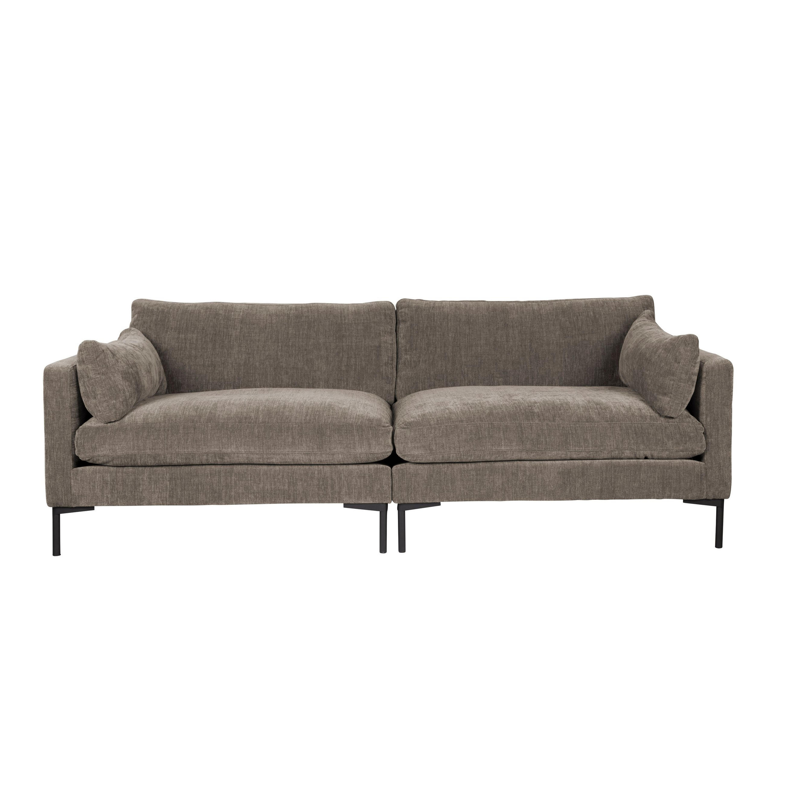 Zuiver Sofa Hellbraun 230x82x101 cm