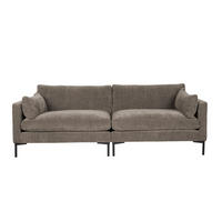 SOFA 3-SITZER Summer Kaffee/ Taupe - Hellbraun, Textil (230/82/101cm) - Zuiver