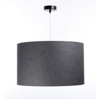 HÄNGELEUCHTE Grau 40/25 cm - Schwarz/Grau, Kunststoff (40/0.5/25cm) - ONZENO