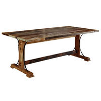 ESSTISCH Altholz 180x90x76 mehrfarbig lackiert NATURE OF SPIRIT #11 - Multicolor, Holz (180/90/76cm) - Massivmoebel24