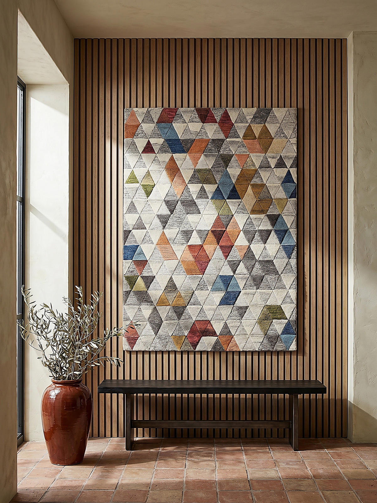 WOLLTEPPICH Modernes-Geometrisch-Design, mehrfarbig ESK LEO, Multi 160x230 cm - Multicolor, Textil (230/160cm) - KADIMA DESIGN
