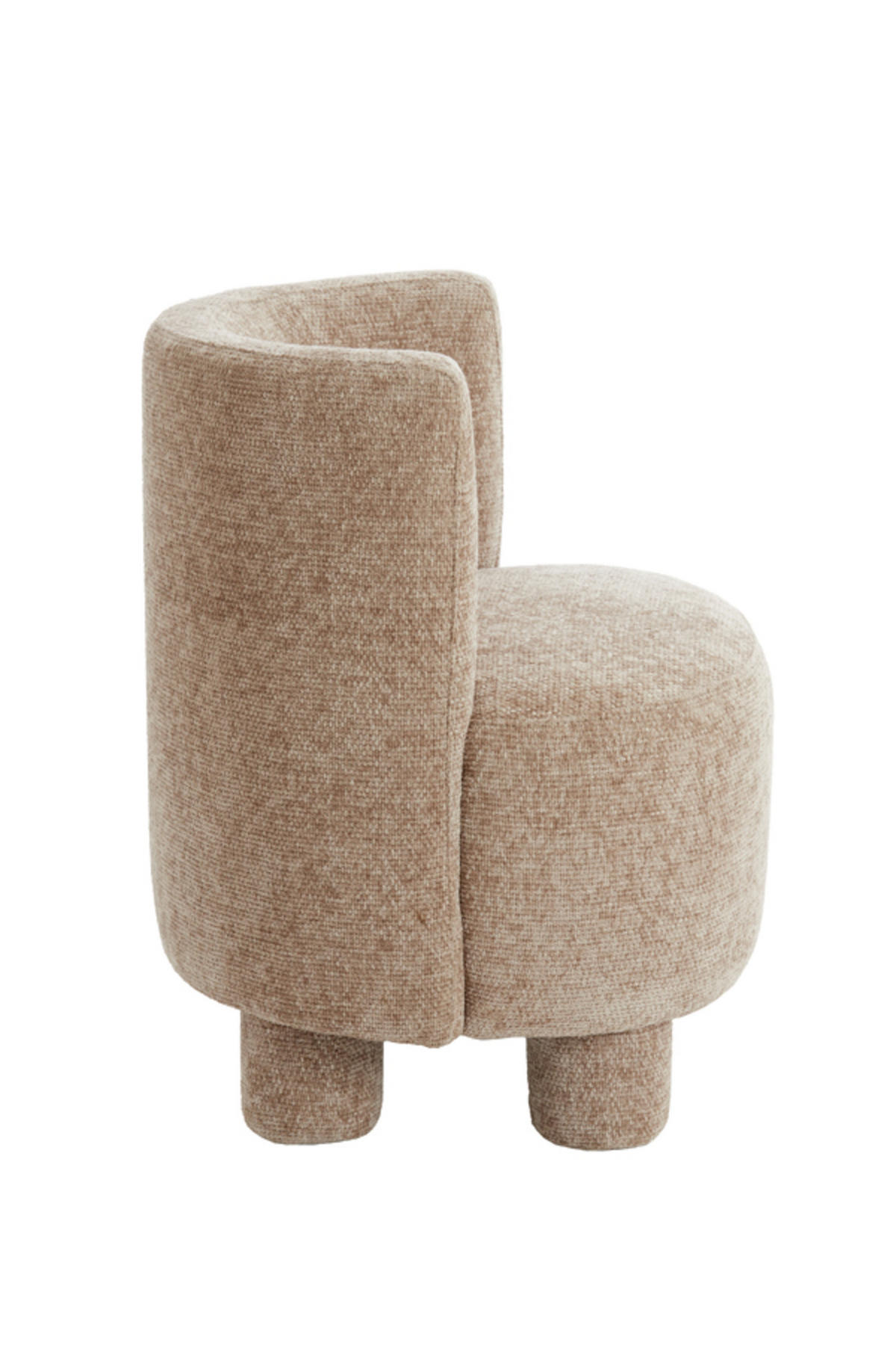 SESSEL Kamova Braun 65/65/78 cm - Beige, Holz (65/78/65cm) - Light & Living