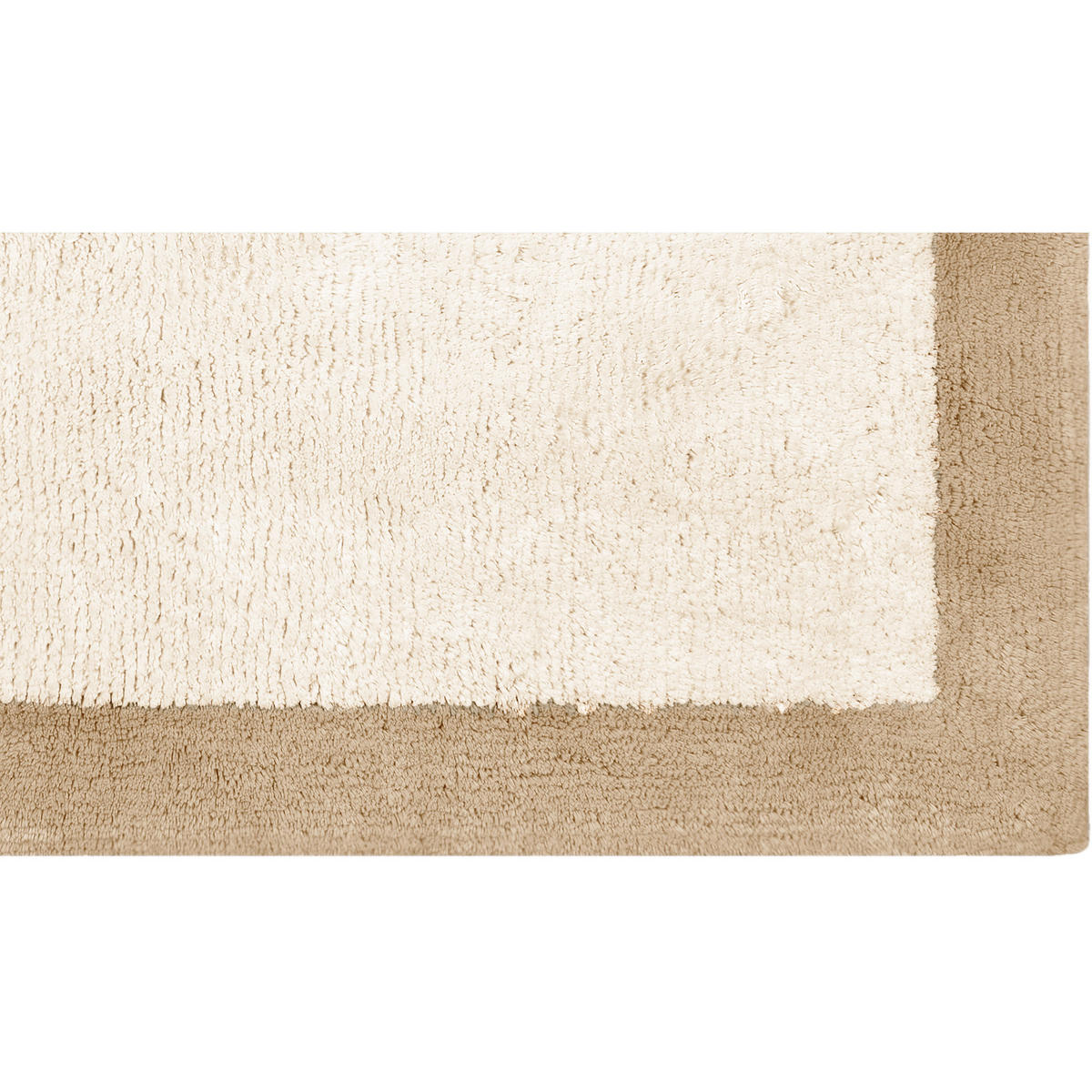 BADTEPPICHE FRAME 1010 NATUR/BEIGE - 33 - Beige, Textil (70/120cm) - Cawö