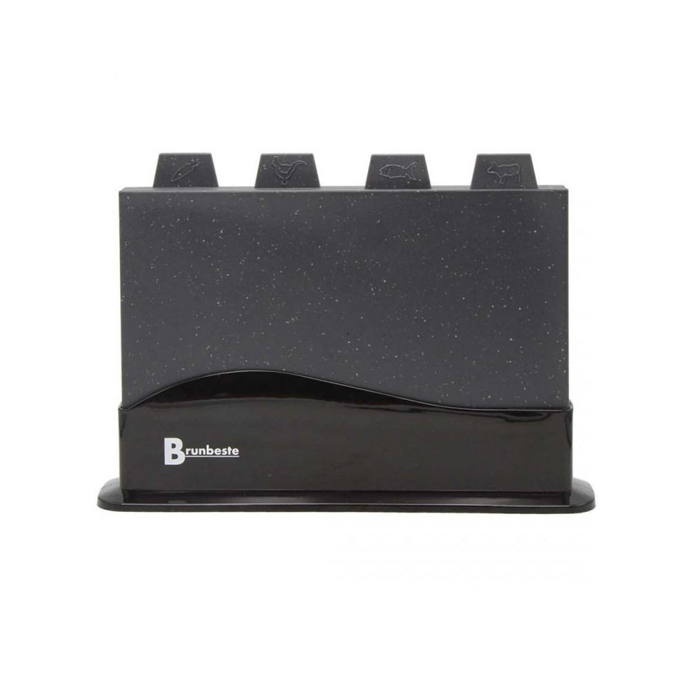 SCHNEIDEBRETT Graphit 30/23.5/7 cm 66105 - Graphitfarben, Kunststoff (23.5/30cm) - Brunbeste