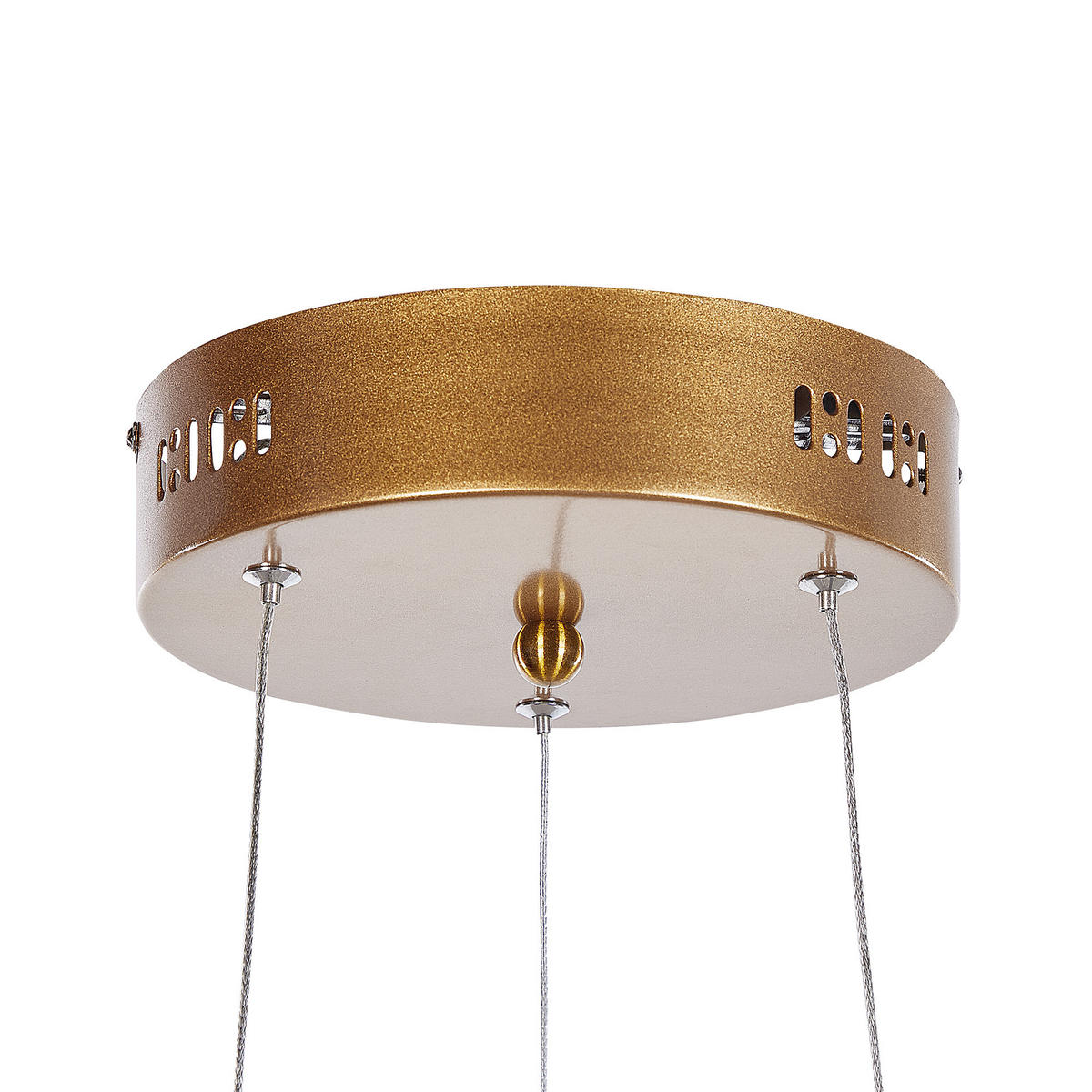 HÄNGELEUCHTE Wanli 50/50/135 cm - Goldfarben, Metall (50/50/135cm) - Beliani