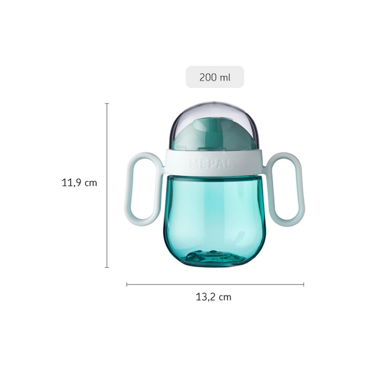 ANTITROPF-TRINKLERNBECHER 2.0 Mio Little Farm 200 ml - Grün, Kunststoff (0.2L) - Mepal