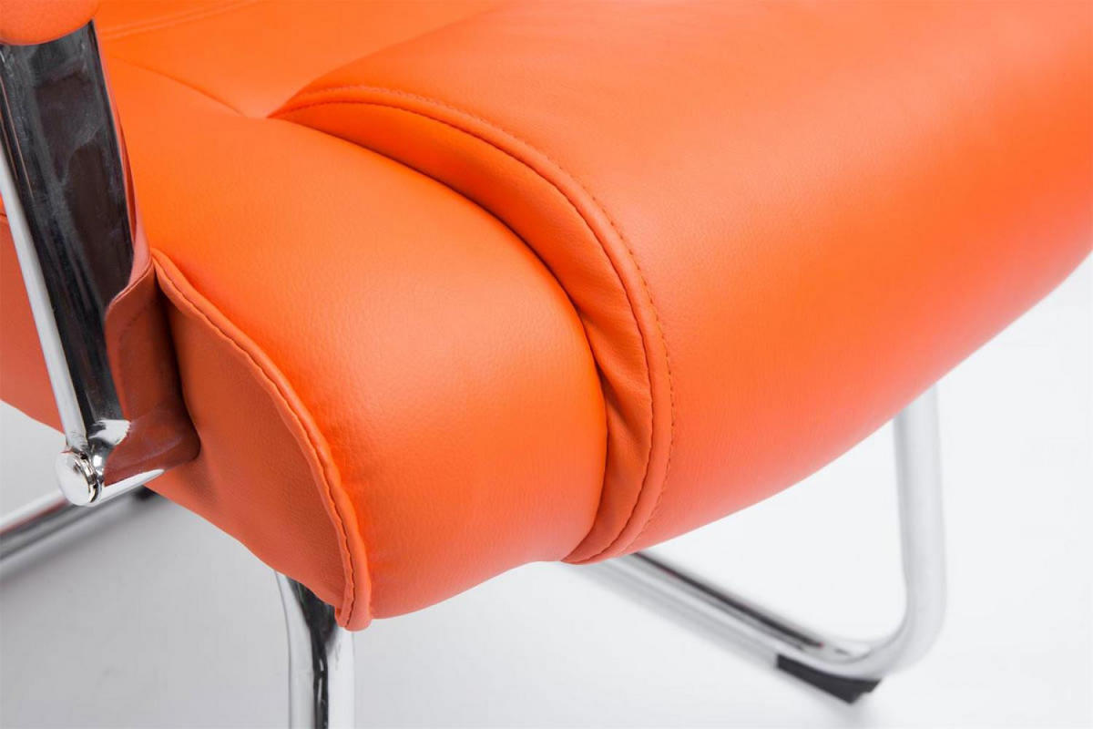 SCHWINGSTUHL Lederlook orange - Orange, Textil/Metall (60/104/67cm) - CLP