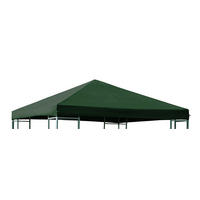 ERSATZDACH für Pavillon 3x3m, Pavillondach Toro, Wasserdicht, Farbe: Grün - Grün, Kunststoff (300/0.3/300cm) - TPFGarden