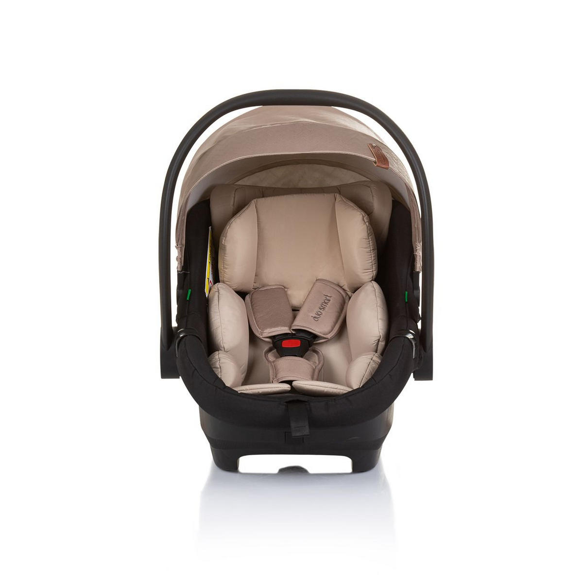 BABYSCHALE SET Isofix Duo Smart beige Duo Smart i-Size verstellbare Kopfstütze - Beige, Kunststoff (40/58/66cm) - Chipolino