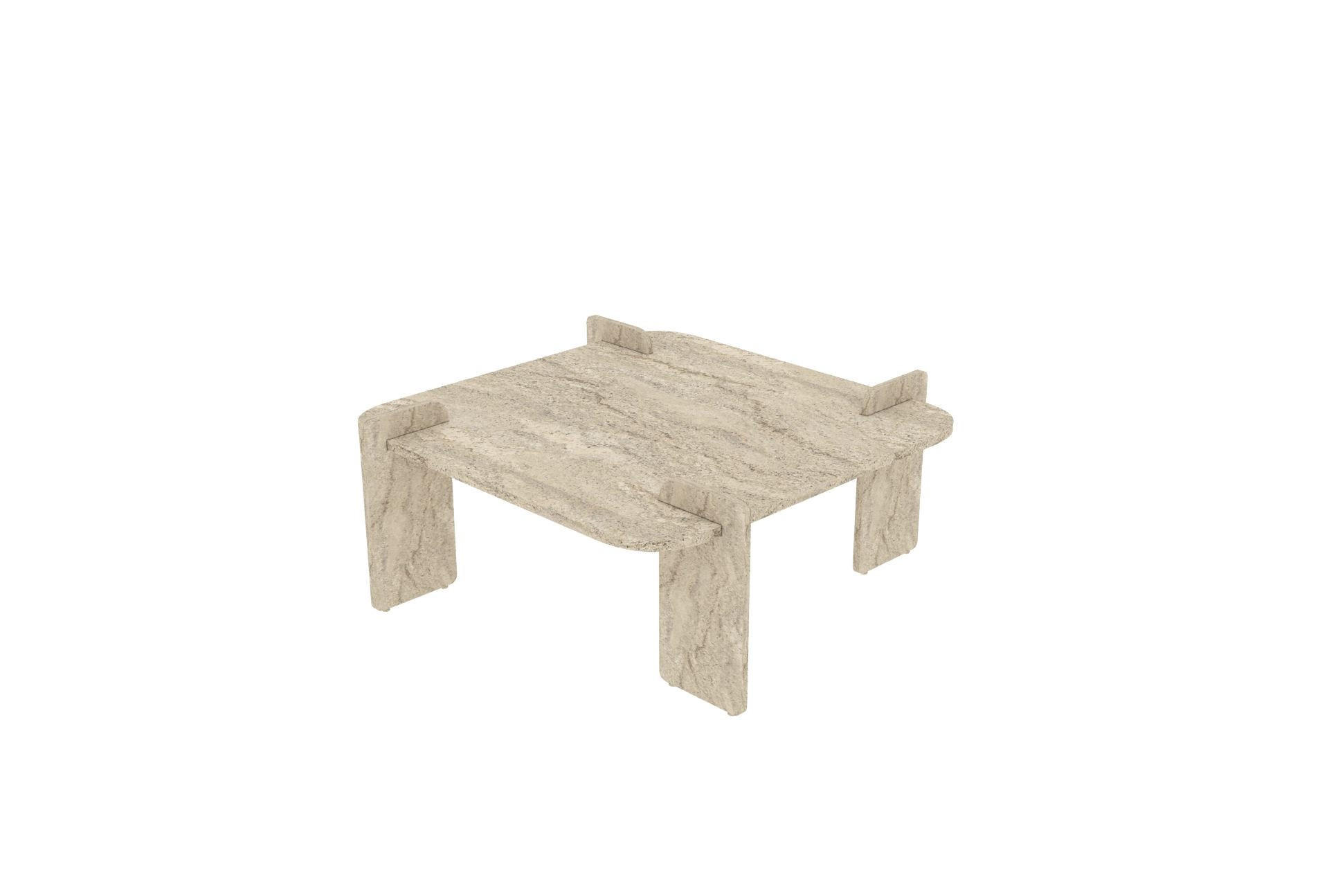Habitat Garten Couchtisch Beige 90x35x90 cm
