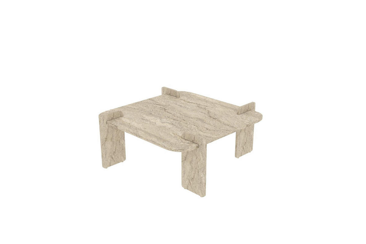 COUCHTISCH woog beige - Beige, Holz (90/90/35cm) - Habitat Garten