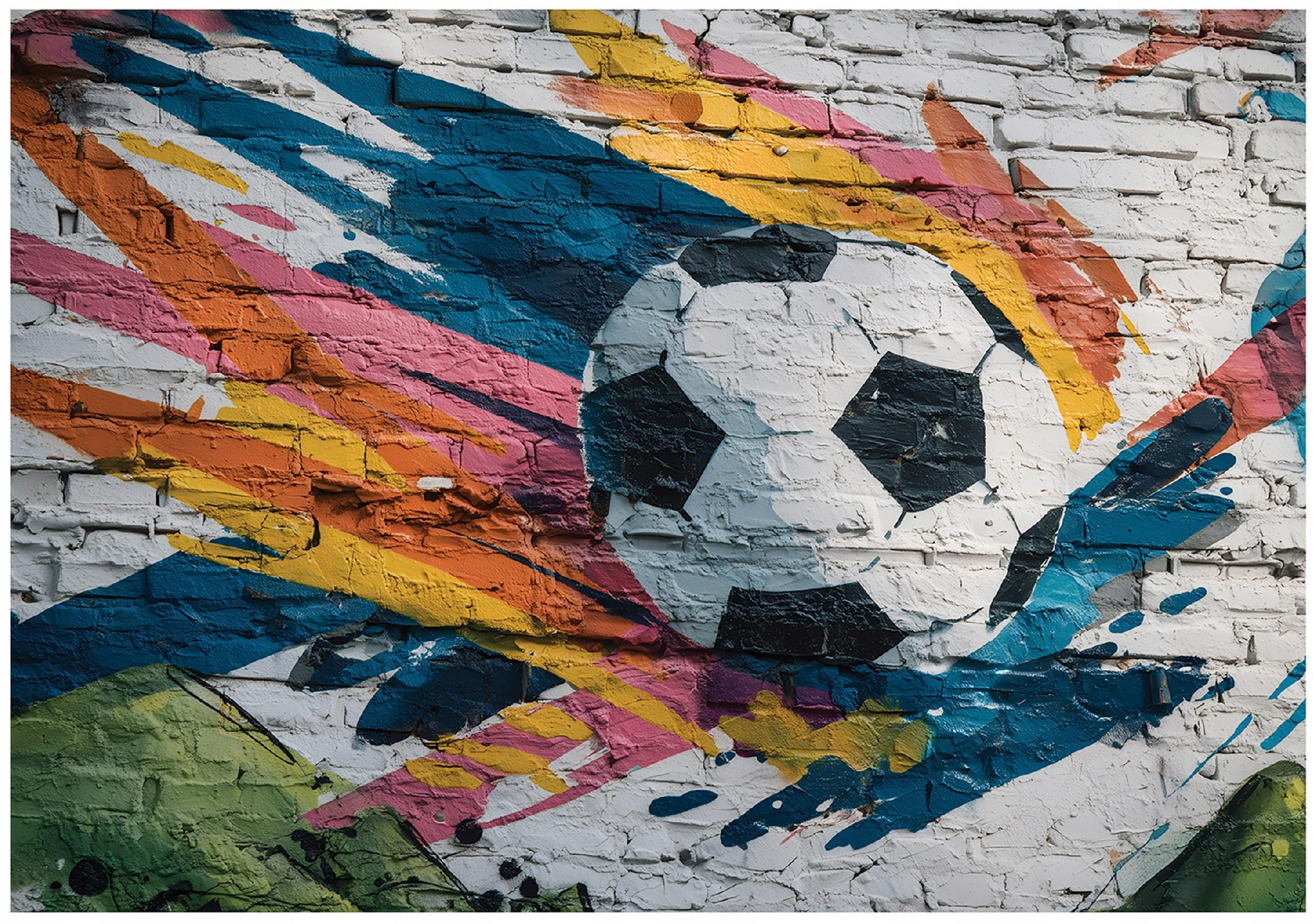 Wallarena FOTOTAPETA kluci fotbal barevná 400x280 cm