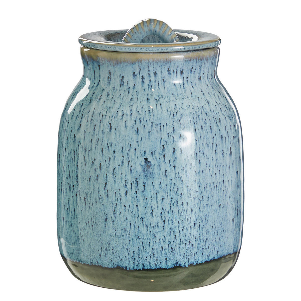 AUFBEWAHRUNGSDOSE Portimao - Blau, Keramik (13/18/13cm) - Butlers