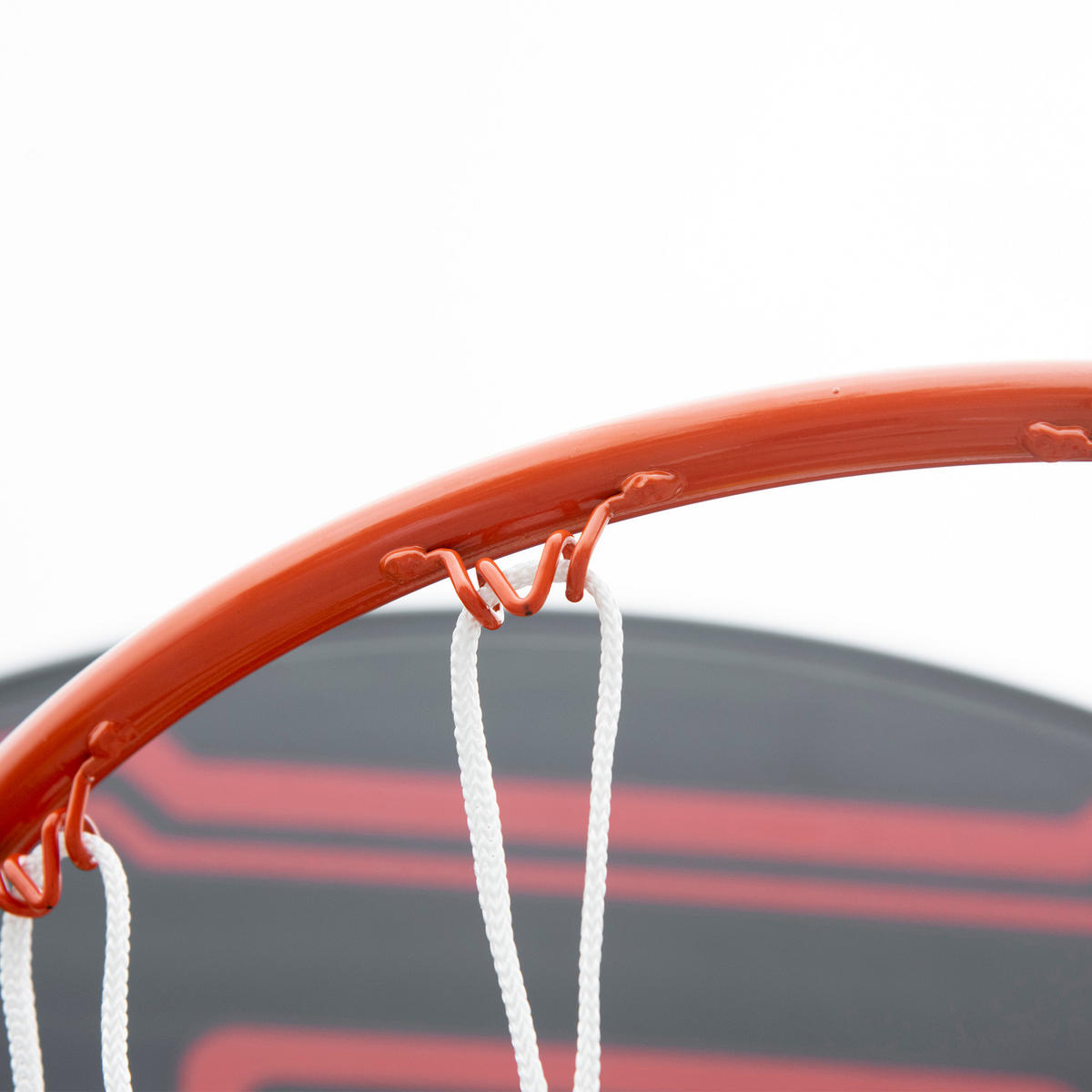 BASKETBALLKORB DE-18518 höhenverstellbar 2,1-2,6 m - Schwarz, Metall (76/70cm) - ComfortXL