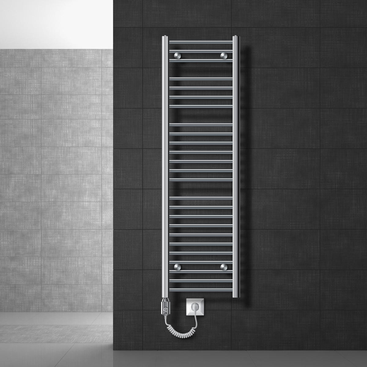 BADHEIZKÖRPER - Chromfarben, Metall (3/150/40cm) - LuxeBath
