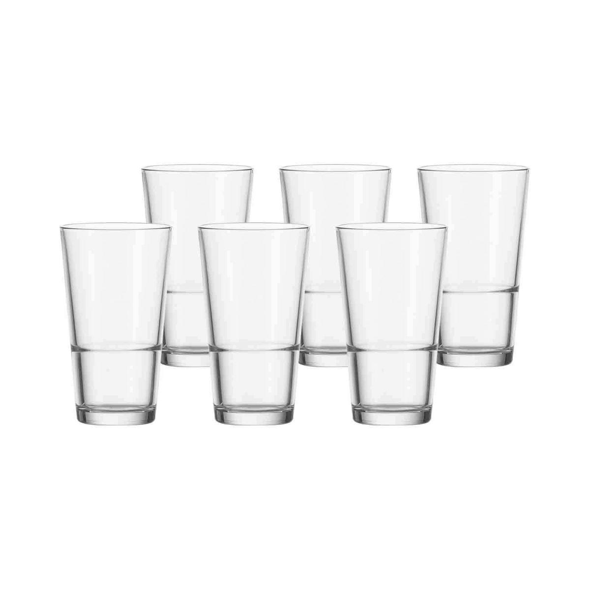 TRINKGLÄSER EVENT transparent 12er Set - Transparent, Glas (0.001L) - Leonardo Living
