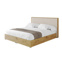POLSTERBETT mit Bettkasten und Lattenrost, Boxbett mit Kopftei und Stauraum ohne Matratze - ENZO10 140x200 Creme - Creme, Holzwerkstoff/Textil (140/200cm) - ALTDECOR