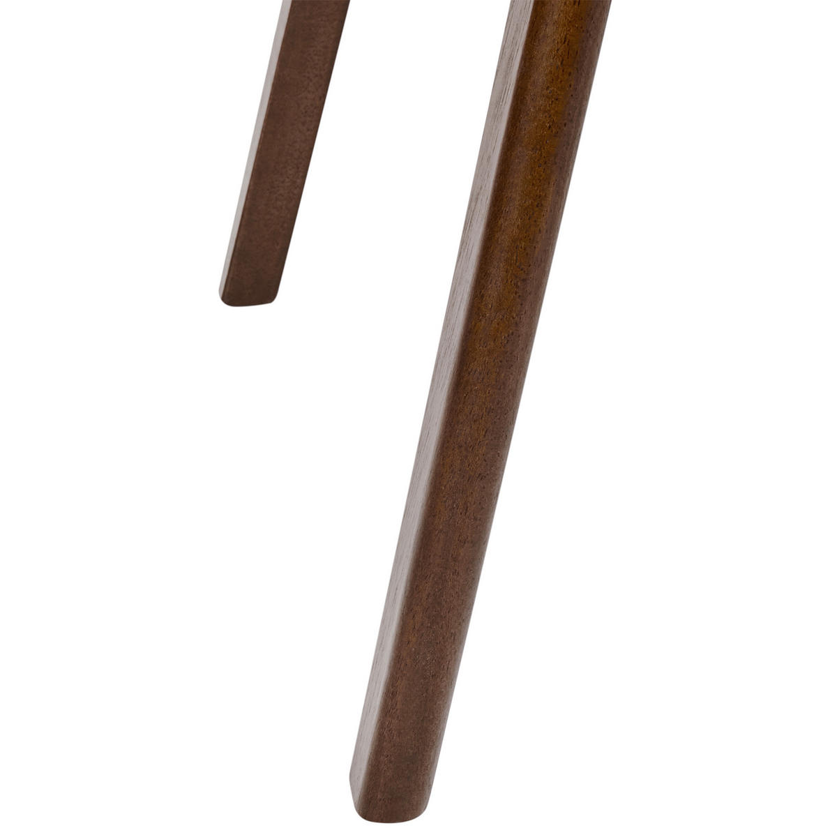 ESSZIMMERSTUHL 2er-Set Holz Dunkelbraun/Taupe Elaine - Dunkelbraun, Holz (48/81/54cm) - Beliani
