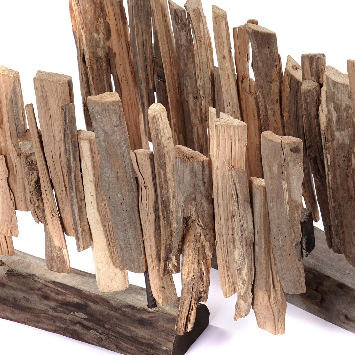 SKULPTUR Solea 80 cm, Treibholz auf Sockel naturfarben - Naturfarben, Holz (82/31/11cm) - CREEDWOOD