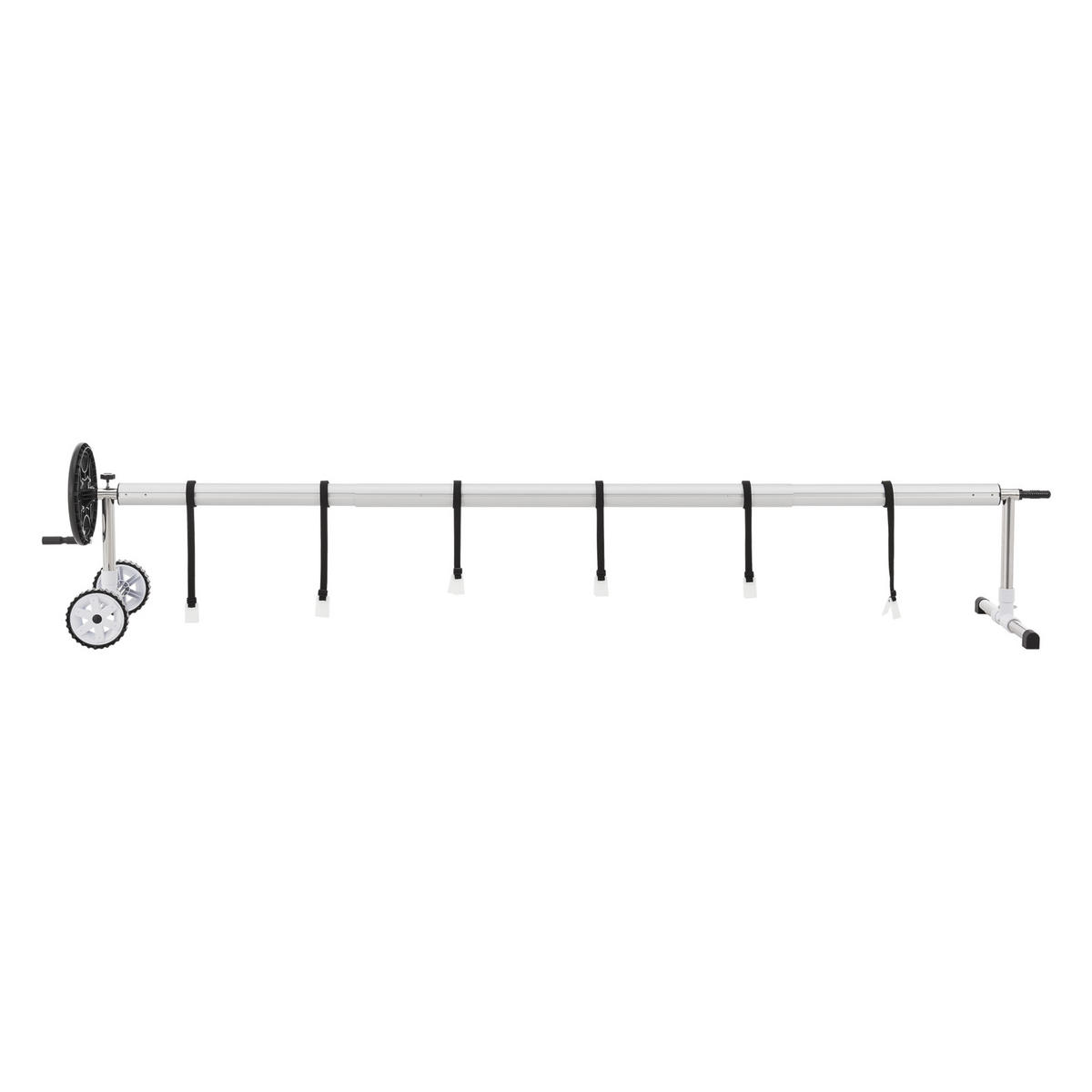 AUFROLLER Amorgo - Silberfarben/Schwarz, Kunststoff/Metall (56cm) - [en.casa]