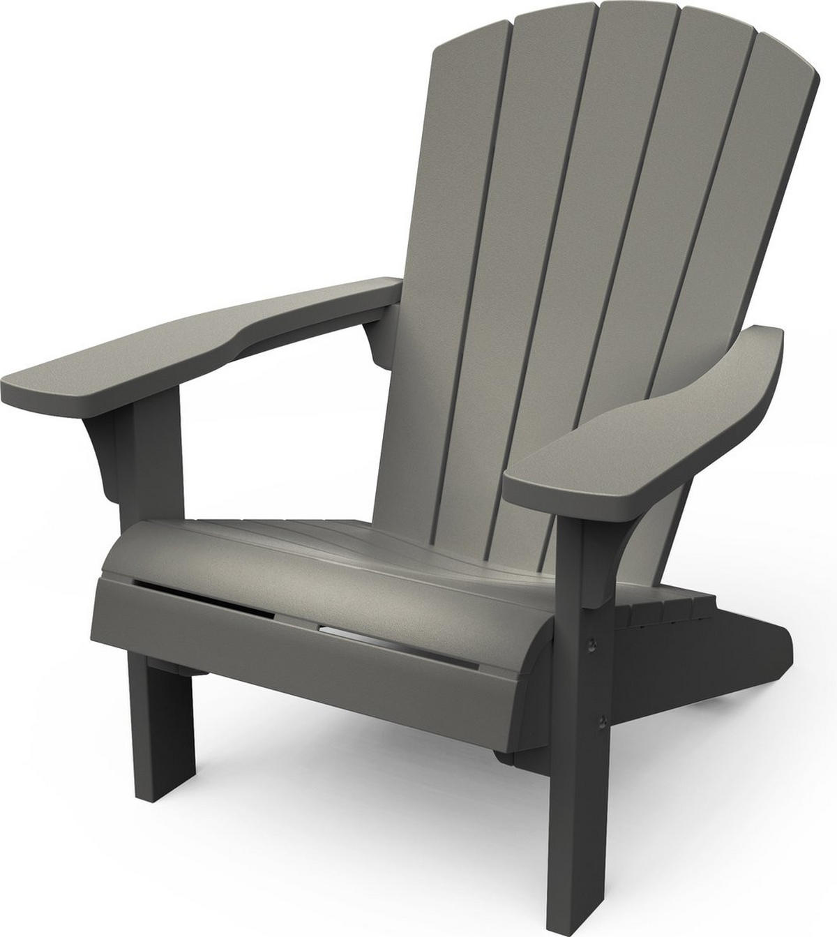 GARTENSTUHL Adirondack Troy - 2er Set - Grau, Kunststoff (80/96.5/85cm) - Keter