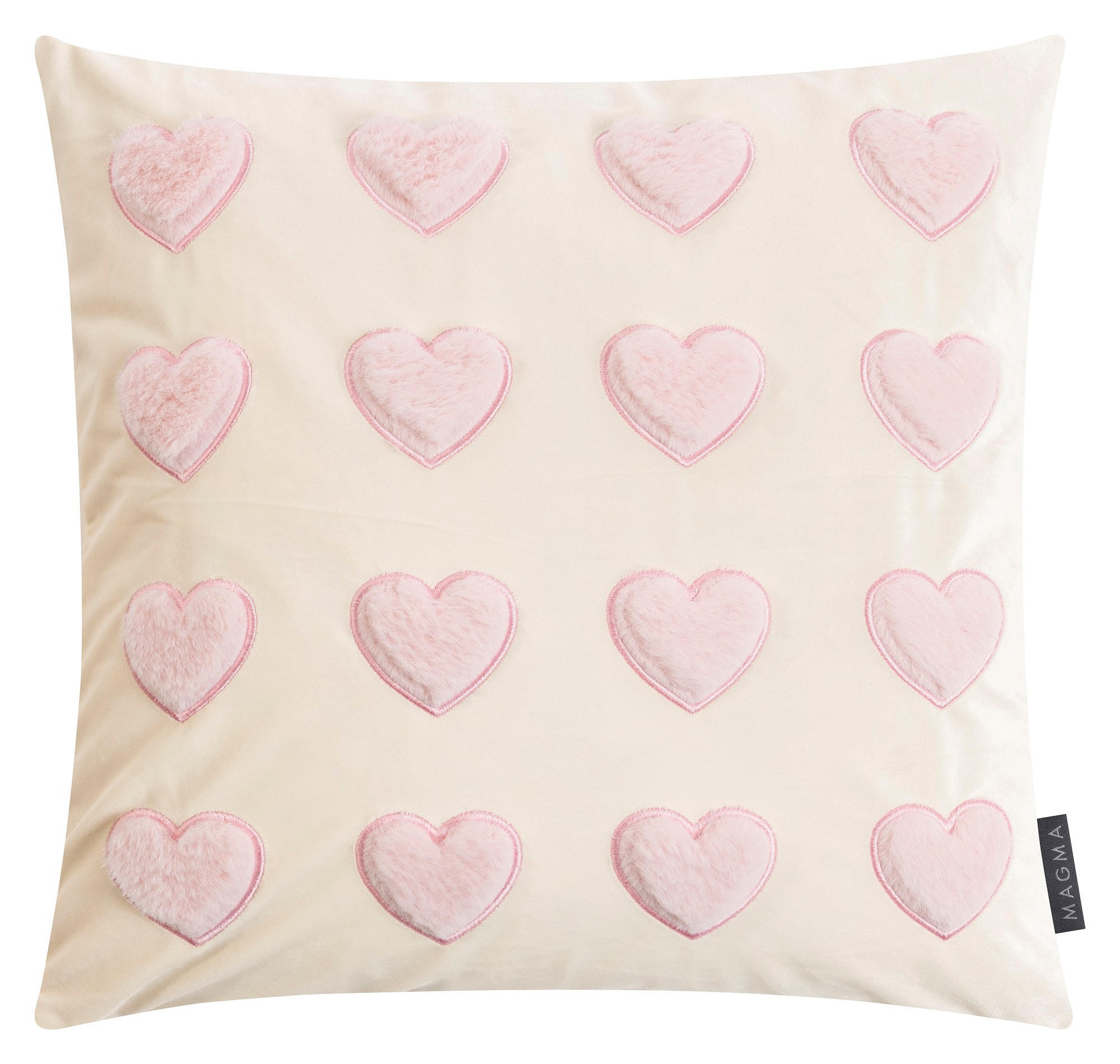 KISSENHÜLLE Cherie - Hellrosa, Textil (45/45cm) - Magma Heimtexx