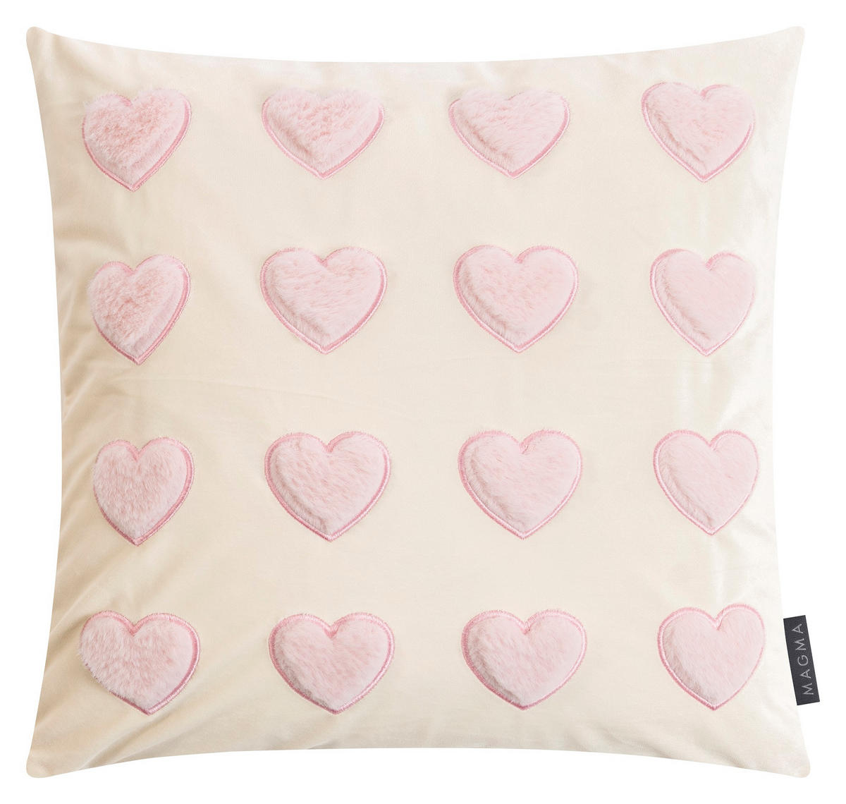 KISSENHÜLLE Cherie - Hellrosa, Textil (45/45cm) - Magma Heimtexx