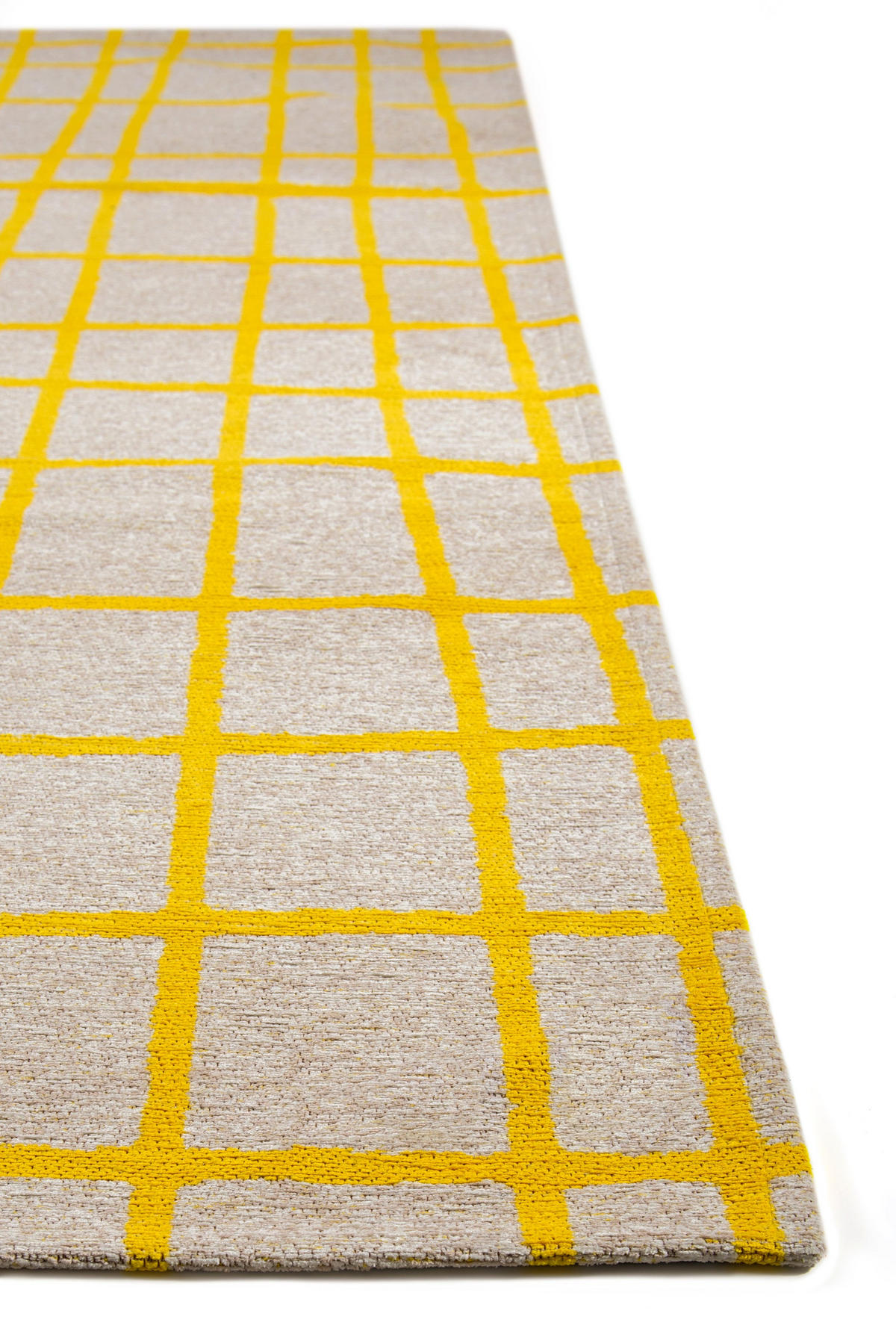 TEPPICH modern Flachgewebe VERO Gelb 240 x 340 cm - Gelb, Textil (240/340cm) - Novatrend