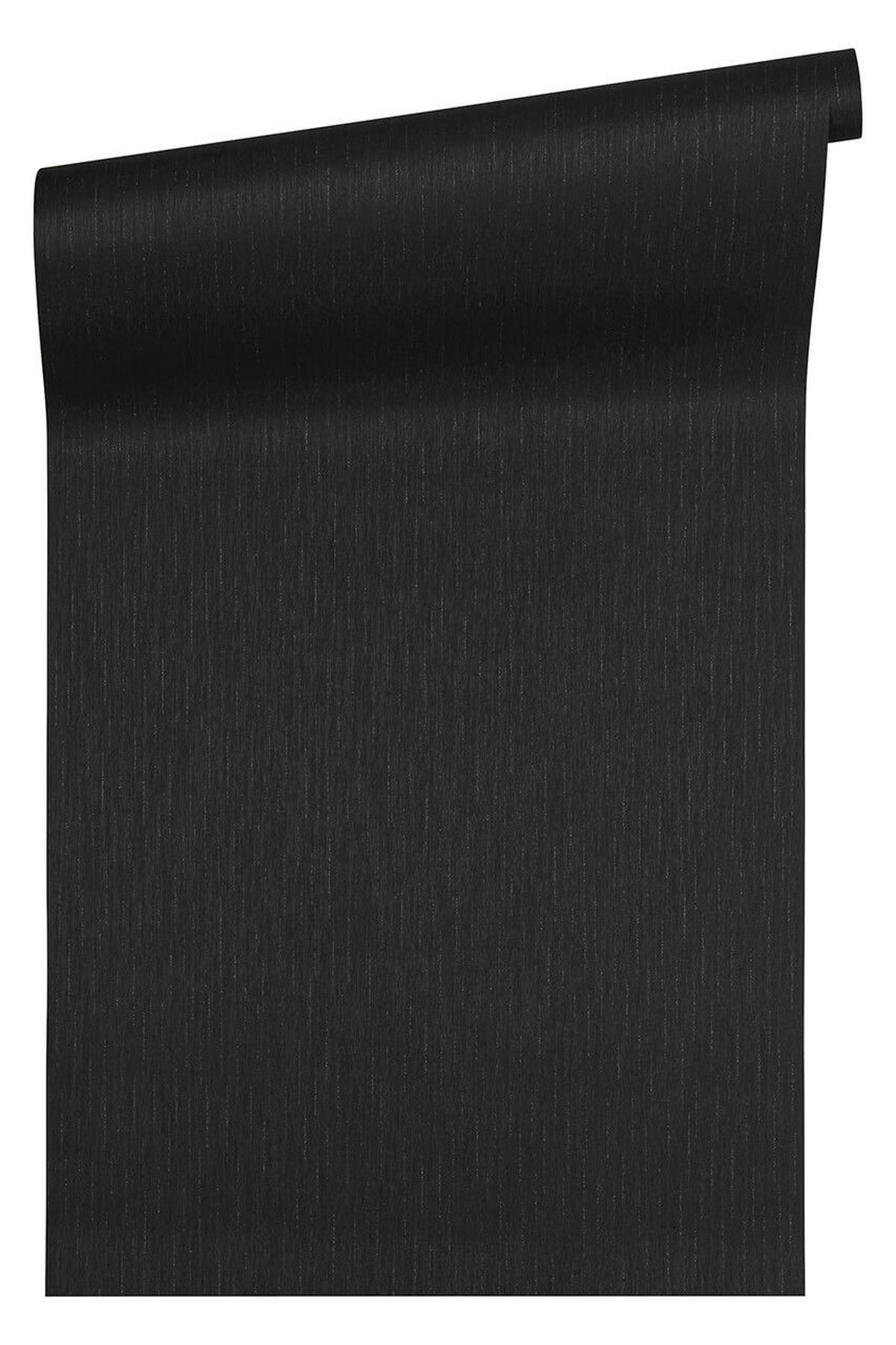 VLIESTAPETE 70/1005 cm - Schwarz, Kunststoff/Textil (70/1cm) - KUNSTLOFT