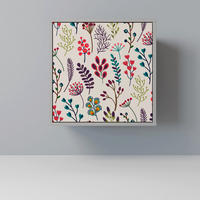 SIDEBOARD AUTUMN SUNDRIES, Grau, 57,5x42x57,5 cm, Ohne Füße - Multicolor/Grau, Holzwerkstoff (57.5/57.5/42cm) - SpaceRebels