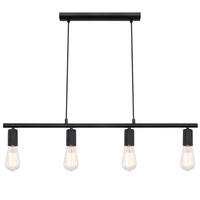 HÄNGELEUCHTE Metall Schwarz MARTHA - Schwarz, Metall (80/5.2/120cm) - Globo Lighting