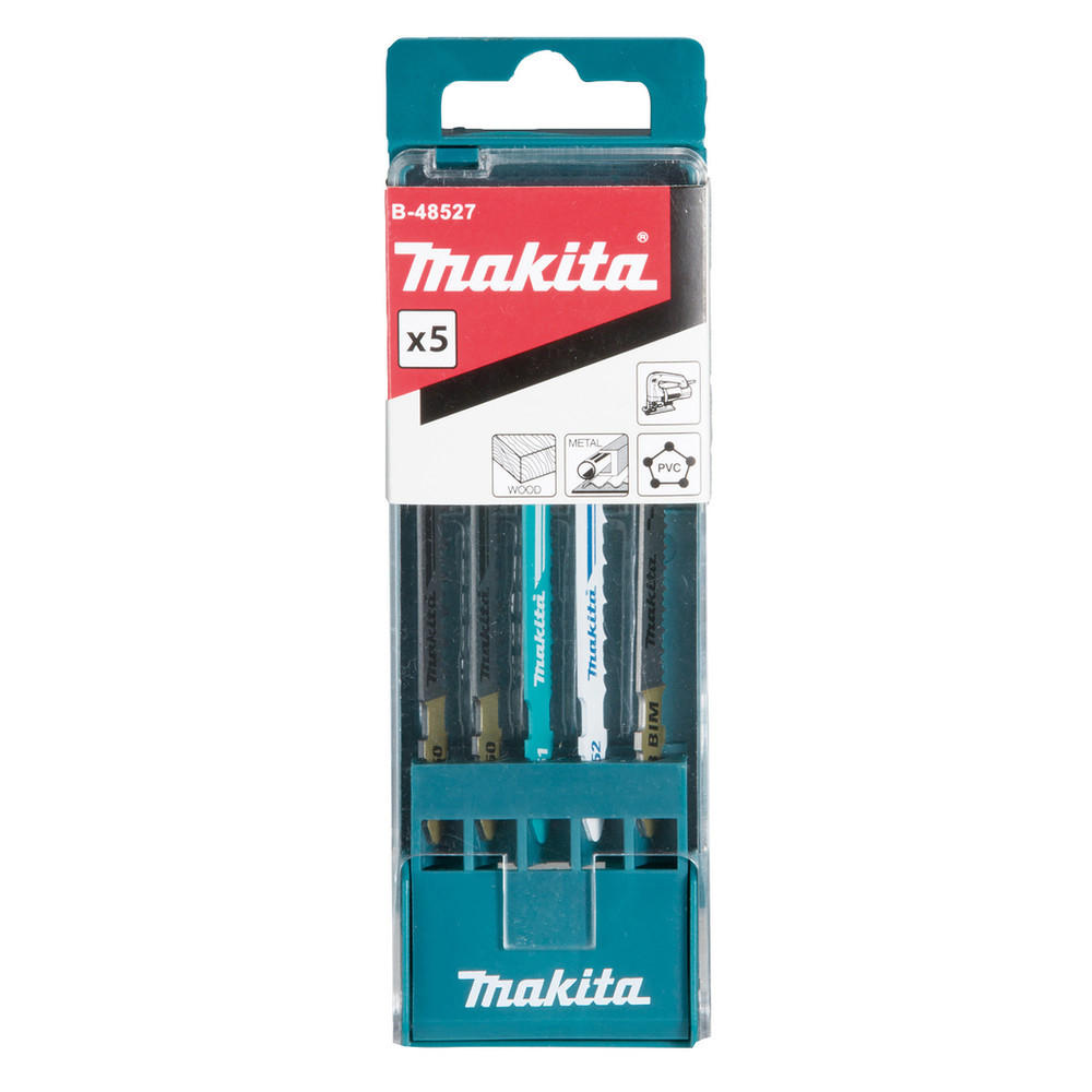 STICHSÄGEBLATT-SET, 5-teilig - Multicolor, Kunststoff (160/50/16cm) - Makita