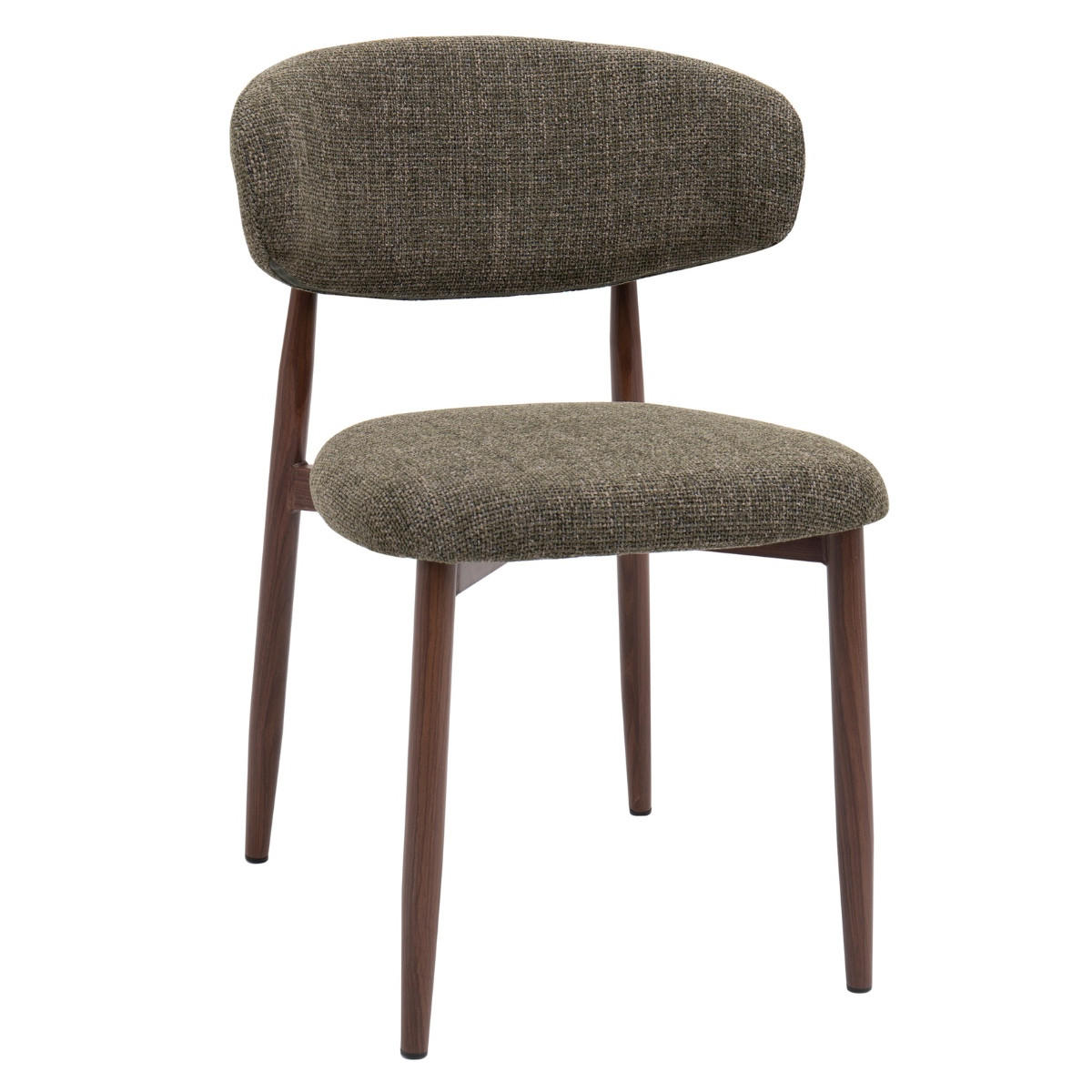 ESSZIMMERSTUHL 2er Set aus Stoff, grün - Grün, Textil (52/77/56cm) - Giga Meubel