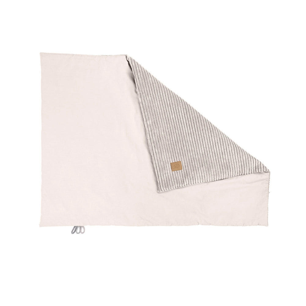 BABYDECKE, Aesthetic, Ecru winterlich - Weiß, Textil (100/77cm) - MeowBaby