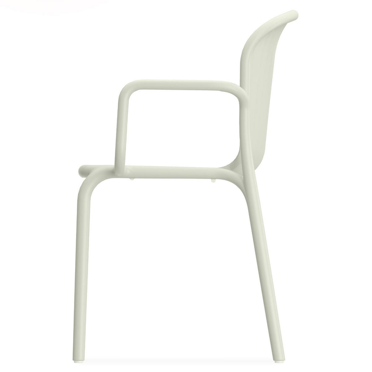 GARTENSTUHL FICCARI 4-er Set, Beige - Beige, Kunststoff (57.5/82.5/53cm) - KONSIMO®