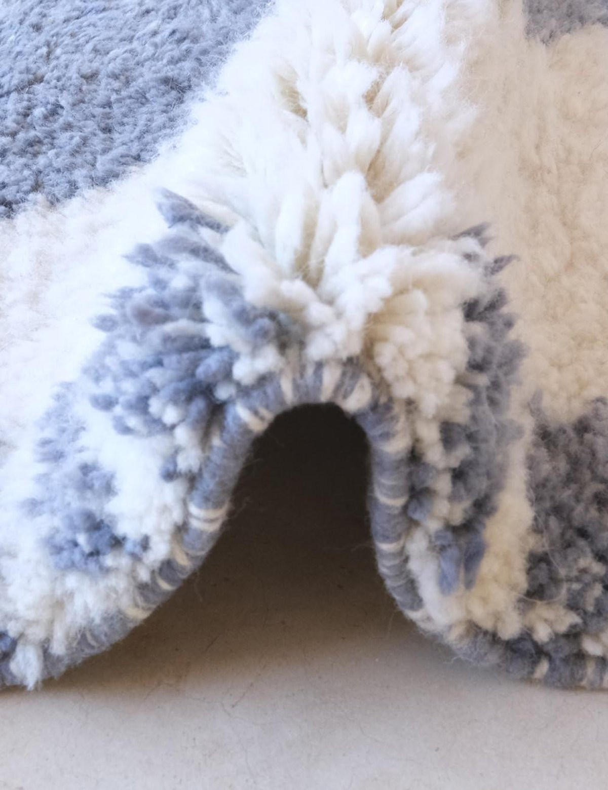 BERBERTEPPICH Prestige elegant 114x 164 cm - Blau, Naturmaterialien (114/164cm) - AFK Living