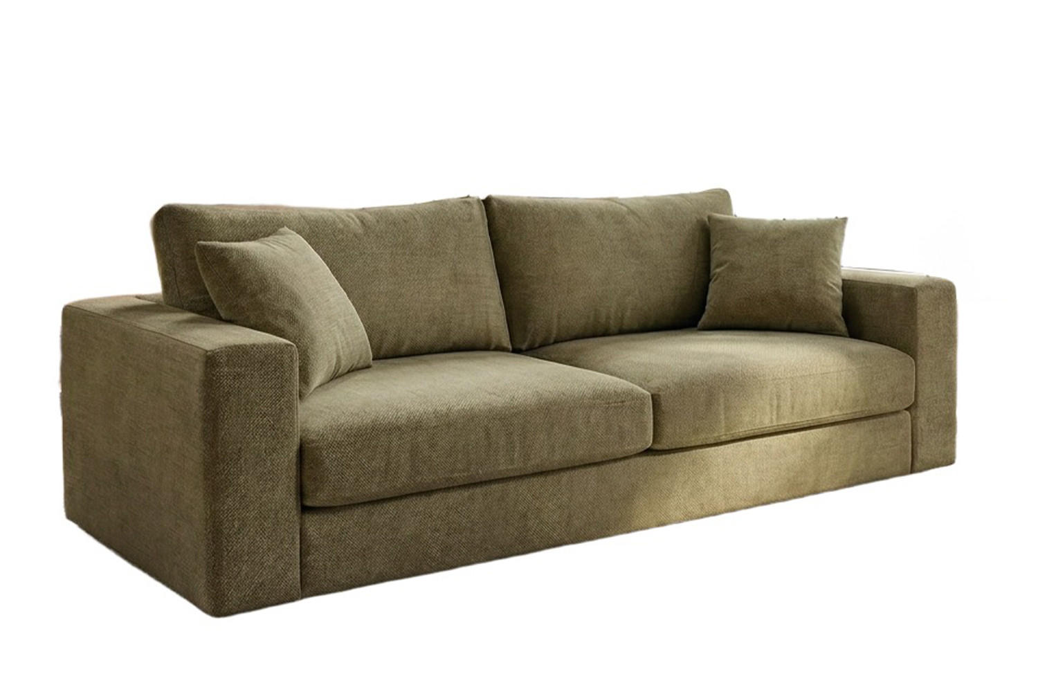 Kawola Sofa Grün 228x82x101 cm