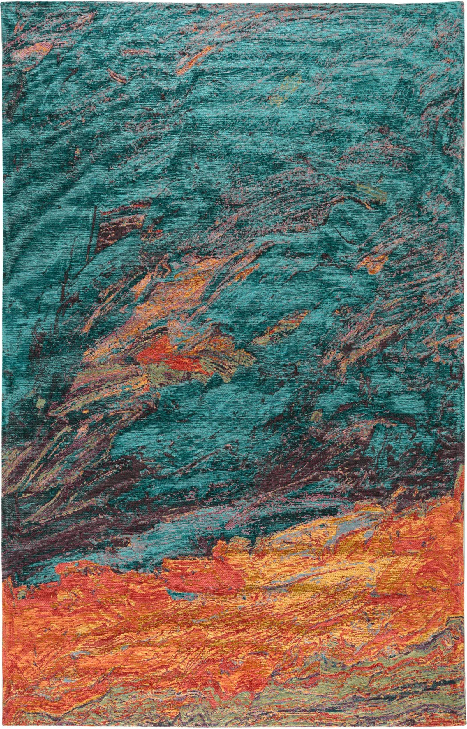 benuta Flachgewebeteppich Türkis 115x180 cm
