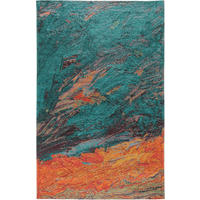 FLACHGEWEBETEPPICH Stay Türkis 75x165 cm - Türkis, Textil (75/165cm) - benuta Pop