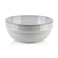 SCHALE Basic Nature Grau 16/16/7 cm Keramik - Hellgrau, Keramik (16cm) - Mondex