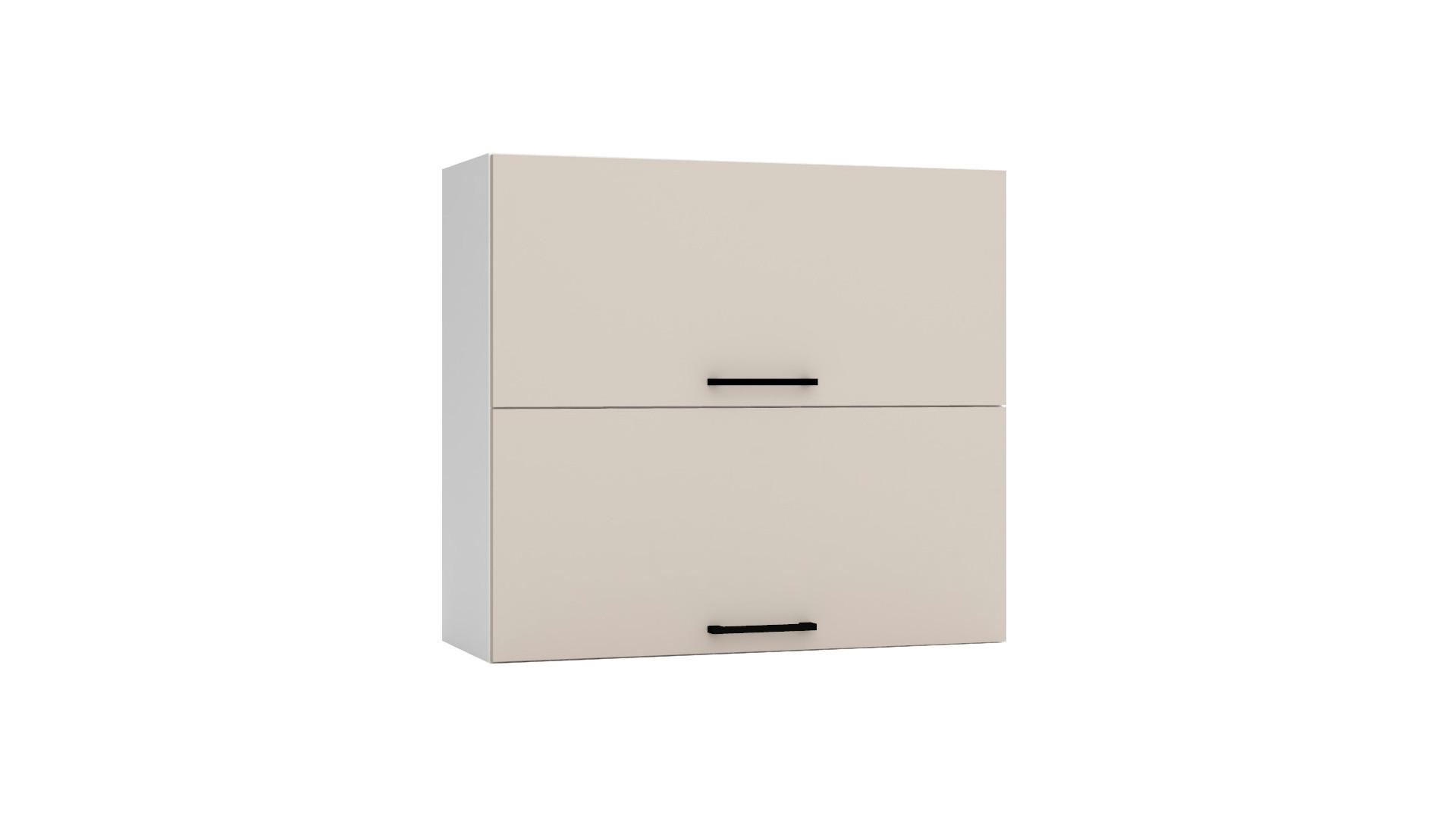 HÄNGESCHRANK W80GRF/2 - Morvex - Funktionales Design Konzept - Beige, Holz/Metall (80/72/30cm) - ROYAL24_MARKT
