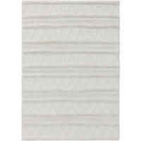 TEPPICH aus recyceltem Material Toni Ivory 200x300 cm - Creme, Textil (200/300cm) - benuta Pure