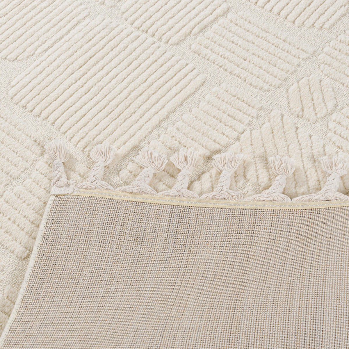 TEPPICH Beige Abstrakt, Geometrisch, Moderne 200 x 300 cm - Beige/Creme, Textil (200/300cm) - Mazovia