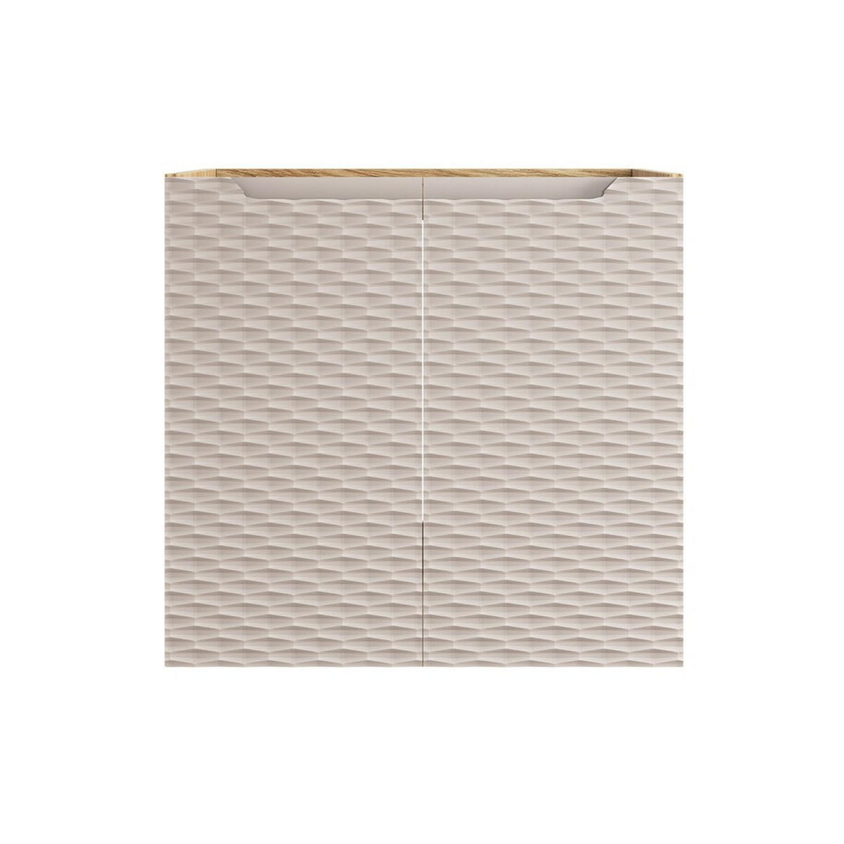 WASCHTISCHKOMBI 90cm 3 Teile - Ocean Beige O BM439 in Beige / Geölter Eiche - Beige, Holz (90/57/46cm)