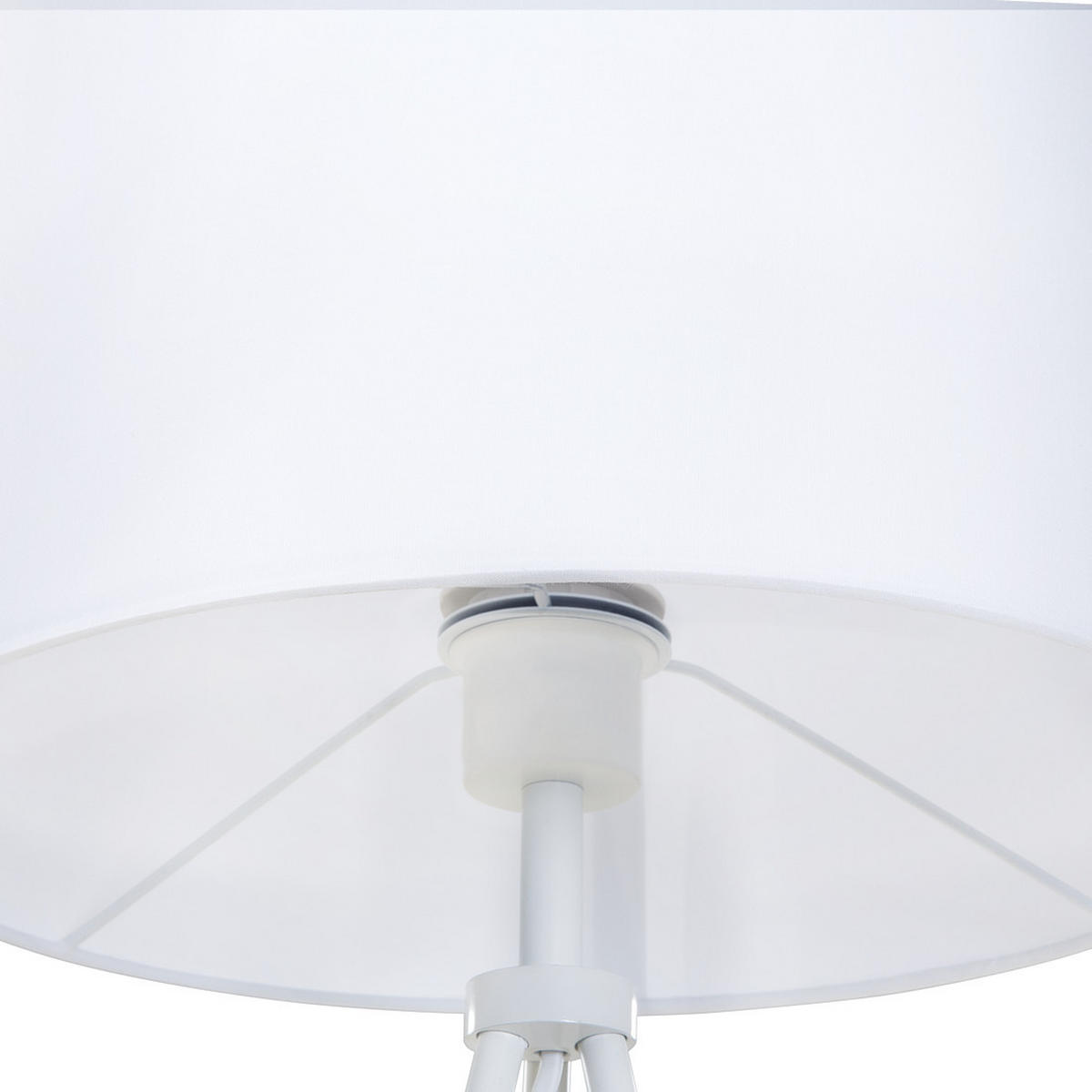 STEHLAMPE Sambra 35/35/149 cm - Weiß, Metall (35/35/149cm) - Beliani