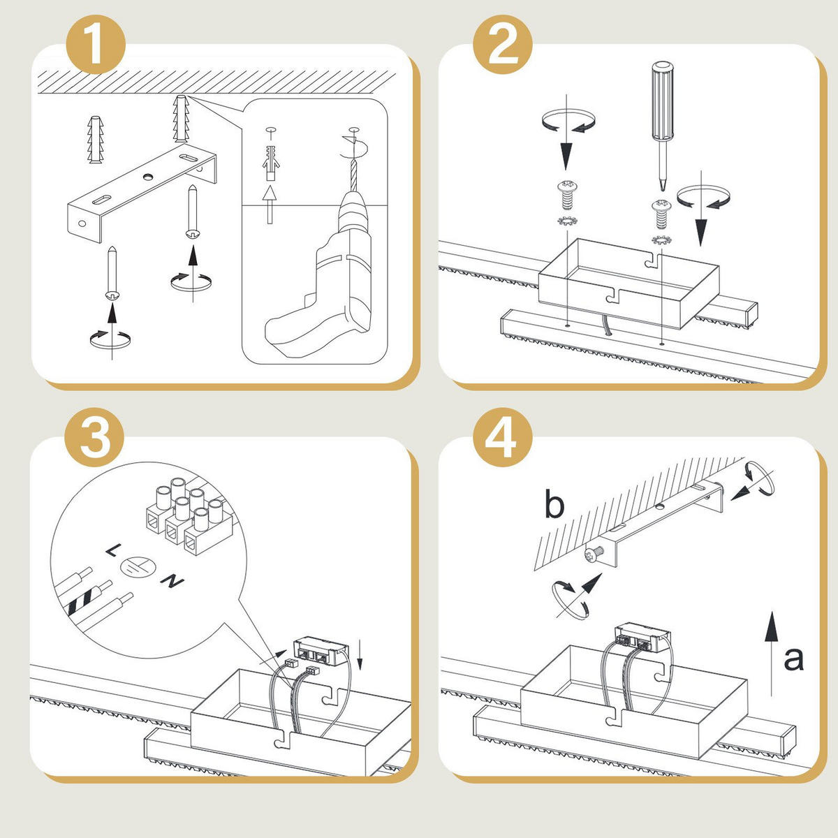 LED-DECKENLEUCHTE Laura 62/7/5 cm - Schwarz, Metall (62/7/5cm) - Nettlife