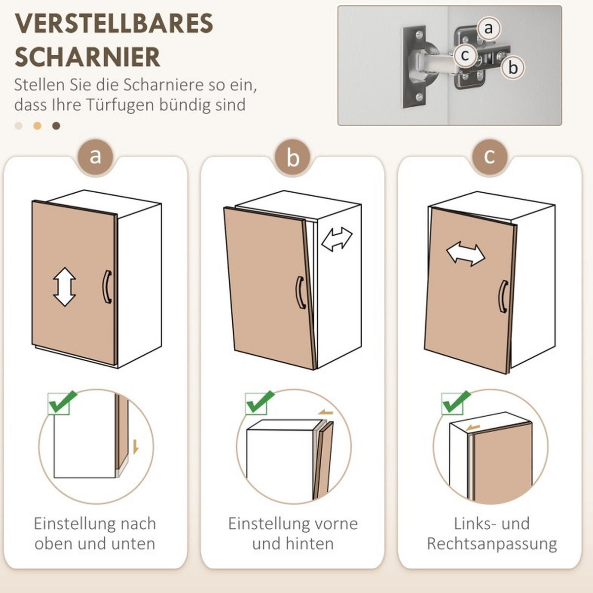 BUFFET 89/39,5/168 cm aus Holzwerkstoff mit höhenverstellbaren Einlegeböden Weiß - Weiß, Holz (89/168/39.5cm) - Modenvie